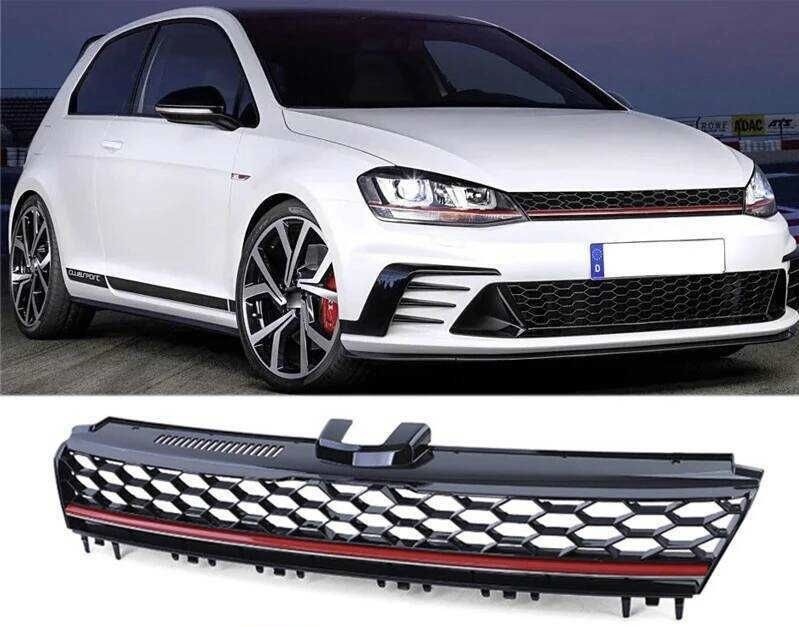 gti решетка за vw golf vii 2012 2017 за gti броня, без отвор за емблема gti решетка за vw golf vii 2012 2017 за gti броня, без отвор за емблема
